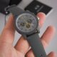 Luxury Chronograph Quartz Watch for Men – Grey Dial & Silicone Strap - Image 5