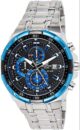 Premium Black–Blue Chronograph Men's Watch with Steel Strap - Image 7