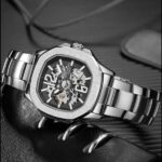 Luxury Automatic Skeleton Square Dial Men’s Watch