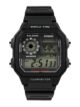 Casio Vintage Digital World Time Men’s Watch with Black Stainless Steel Strap