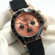 Rose Gold Daytona-Style Chronograph Men’s Watch with Black Rubber Strap - Image 8