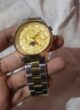 Premium Gold Skeleton Dial Men’s Watch with Moon Phase & Chronograph Look - Image 2