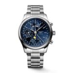 Longines Master Collection Moonphase Men’s Watch (Blue Dial – Stainless Steel)
