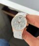 Rose Gold Chronograph Watch with White Strap (Premium Edition) - Image 6