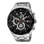 Casio Edifice EFR‑539 Men’s Chronograph Stainless Steel Watch – Black Dial