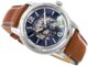 Fossil Heritage Automatic Men’s Skeleton Watch – Blue Dial & Brown Leather Strap - Image 5