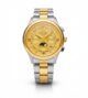 Premium Gold Skeleton Dial Men’s Watch with Moon Phase & Chronograph Look